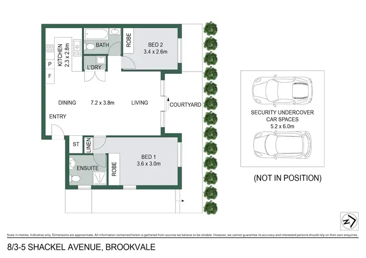 Floorplan of Homely apartment listing, 8/3-5 Shackel Avenue, Brookvale NSW 2100