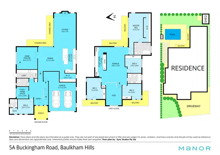 Floorplan of Homely house listing, 5A Buckingham Road, Baulkham Hills NSW 2153