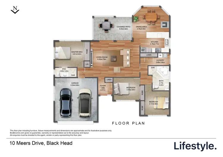 Floorplan of Homely house listing, 10 Meers Drive, Black Head NSW 2430