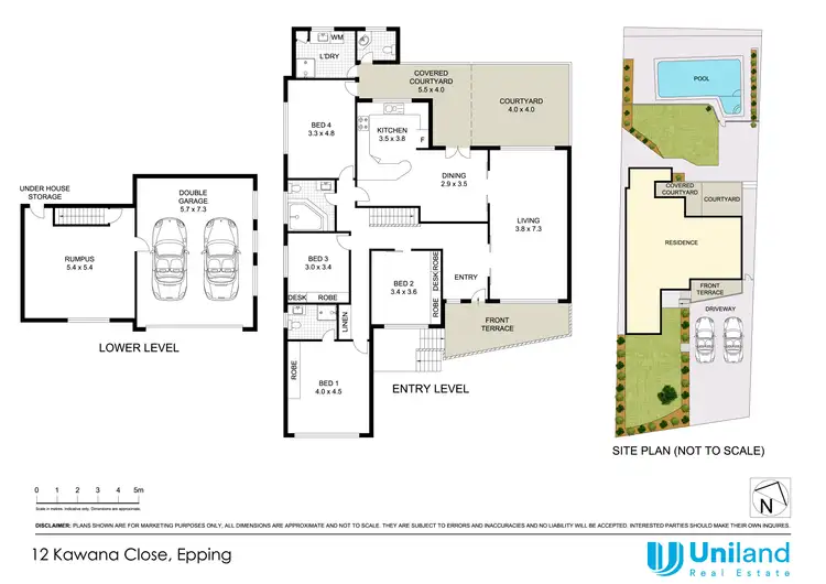 Floorplan of Homely house listing, 12 Kawana Close, Epping NSW 2121