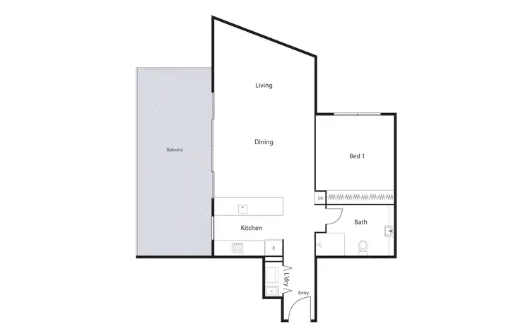 Floorplan of Homely apartment listing, 21/11 Trevillian Quay, Kingston ACT 2604
