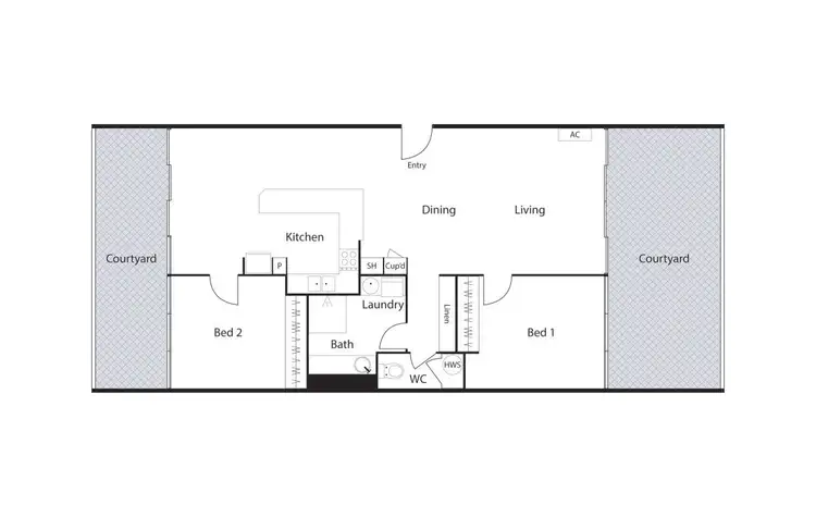 Floorplan of Homely apartment listing, 19/19 Howitt Street, Kingston ACT 2604