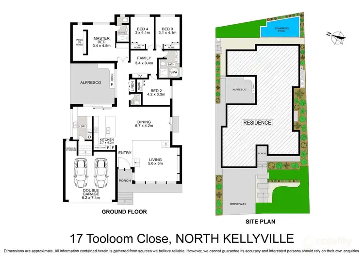 Floorplan of Homely house listing, 17 Tooloom Close, North Kellyville NSW 2155