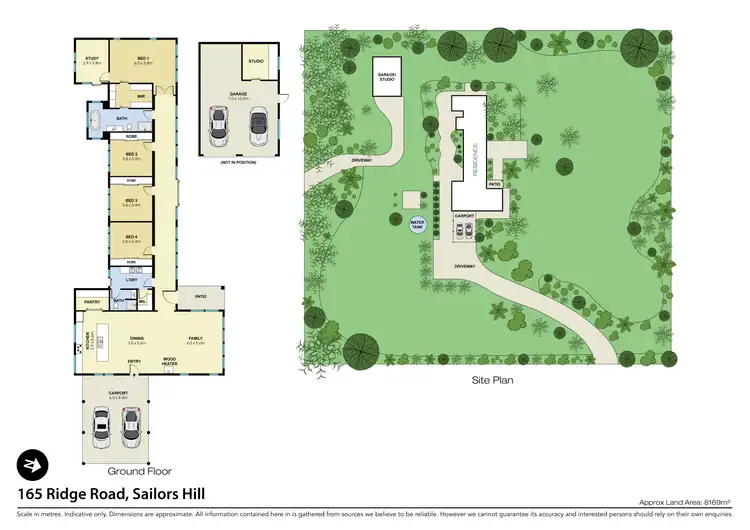 Floorplan of Homely house listing, 165 Ridge Road, Sailors Hill VIC 3461