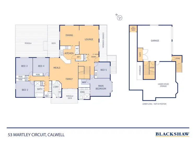 Floorplan of Homely house listing, 53 Martley Circuit, Calwell ACT 2905