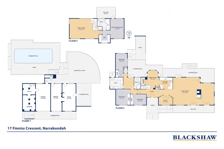 Floorplan of Homely house listing, 17 Finniss Crescent, Narrabundah ACT 2604