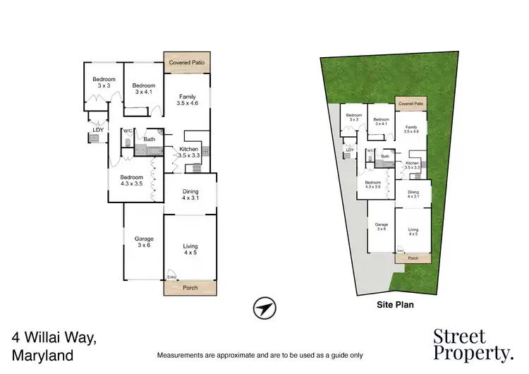 Floorplan of Homely house listing, 4 Willai Way, Maryland NSW 2287