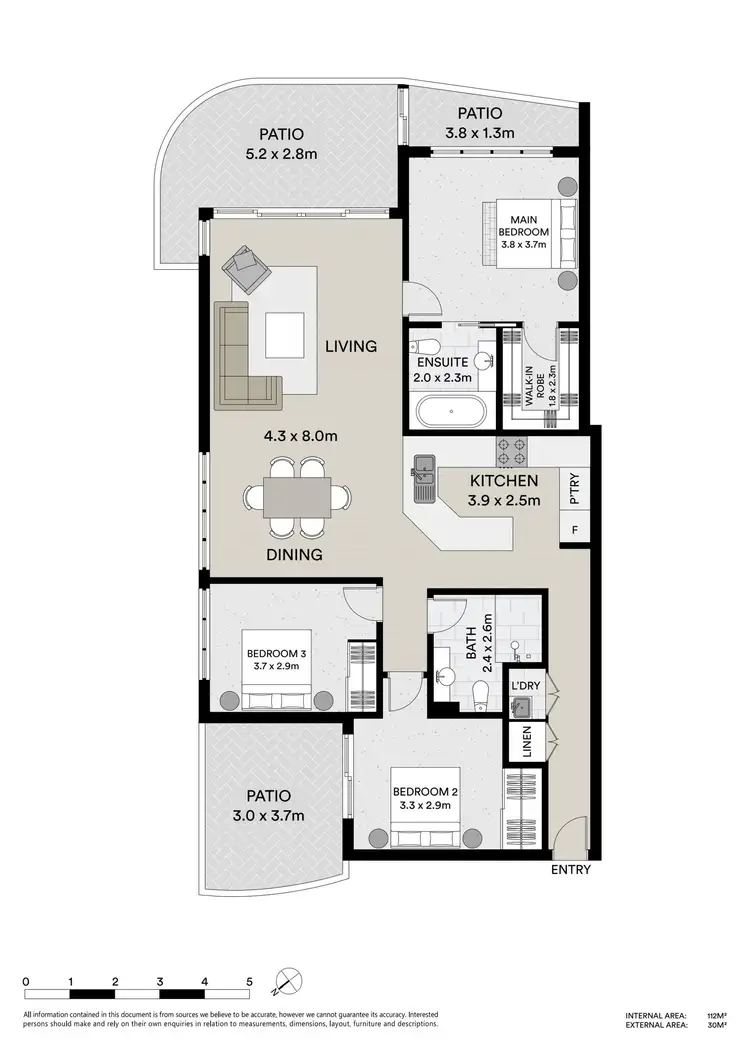 Floorplan of Homely apartment listing, 61/209 Wills Street, Townsville City QLD 4810
