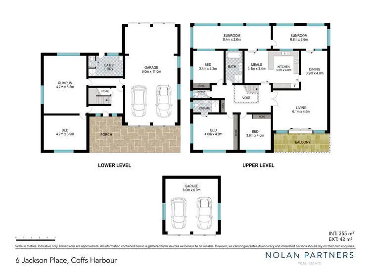 Floorplan of Homely house listing, 6 Jackson Place, Coffs Harbour NSW 2450
