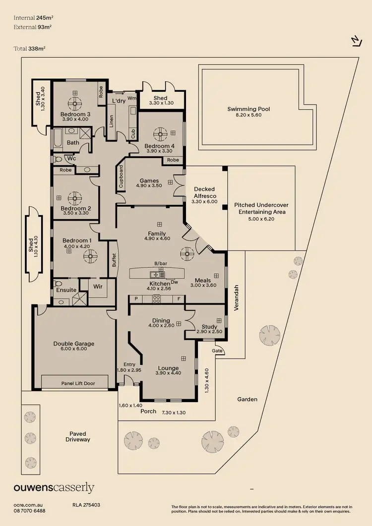 Floorplan of Homely house listing, 1 Sussex Place, Golden Grove SA 5125