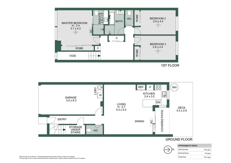 Floorplan of Homely townhouse listing, 2/2-10 Cascade Drive, Underwood QLD 4119