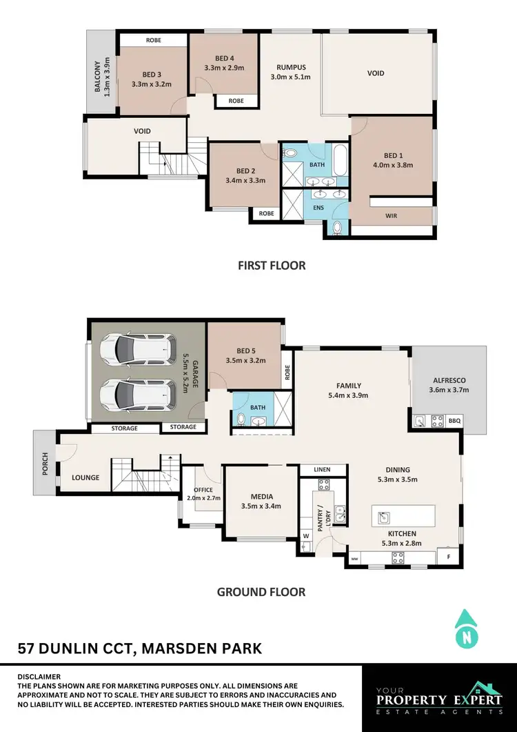 Floorplan of Homely house listing, 57 Dunlin Circuit, Marsden Park NSW 2765