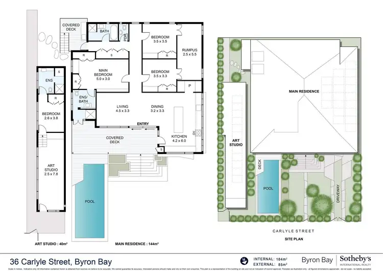 Floorplan of Homely house listing, 36 Carlyle Street, Byron Bay NSW 2481