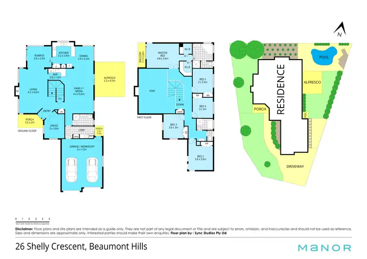Floorplan of Homely house listing, 26 Shelly Crescent, Beaumont Hills NSW 2155