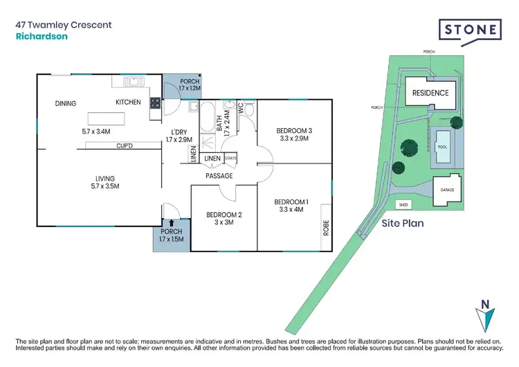 Floorplan of Homely house listing, 47 Twamley Crescent, Richardson ACT 2905