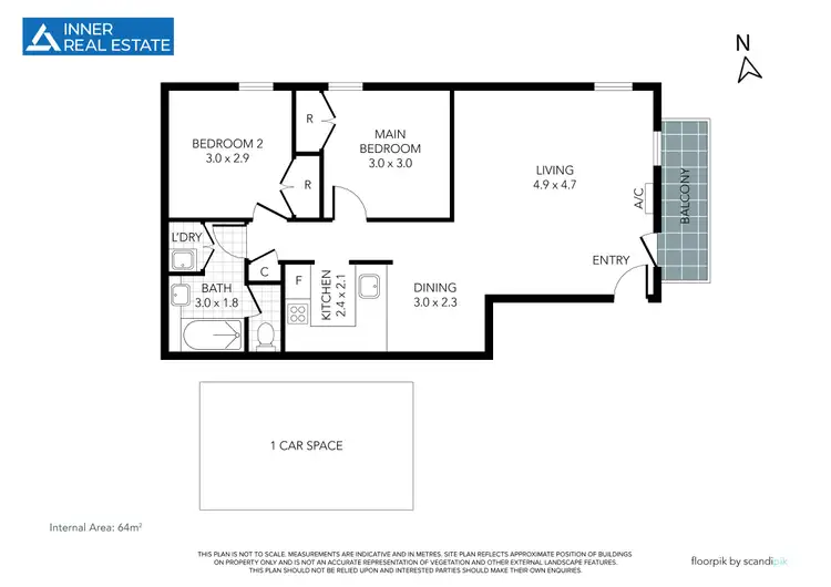 Floorplan of Homely apartment listing, 53/75 Drummond Street, Carlton VIC 3053