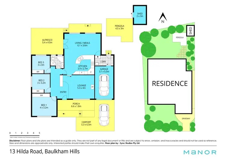 Floorplan of Homely house listing, 13 Hilda Road, Baulkham Hills NSW 2153