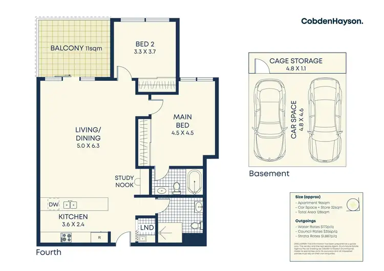 Floorplan of Homely apartment listing, 107/54A Blackwall Point Road, Chiswick NSW 2046