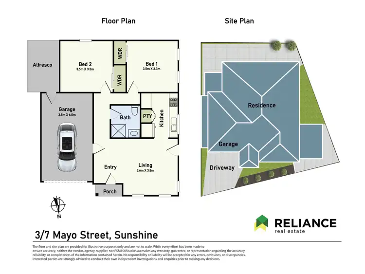 Floorplan of Homely house listing, 3/7 Mayo Street, Sunshine VIC 3020