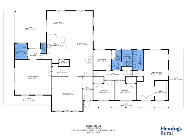Floorplan of Homely rural property listing, 1010 Dinga Dingi Road, Stockinbingal NSW 2725