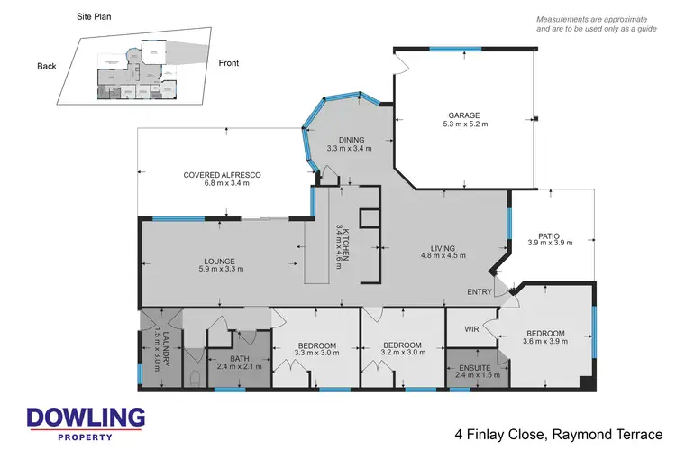 Floorplan of Homely house listing, 4 Finlay Close, Raymond Terrace NSW 2324