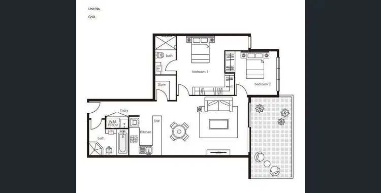 Floorplan of Homely apartment listing, 213/2-8 Hazlewood Place, Epping NSW 2121