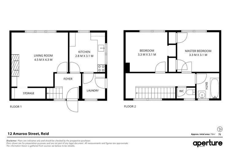 Floorplan of Homely house listing, 12 Amaroo Street, Reid ACT 2612