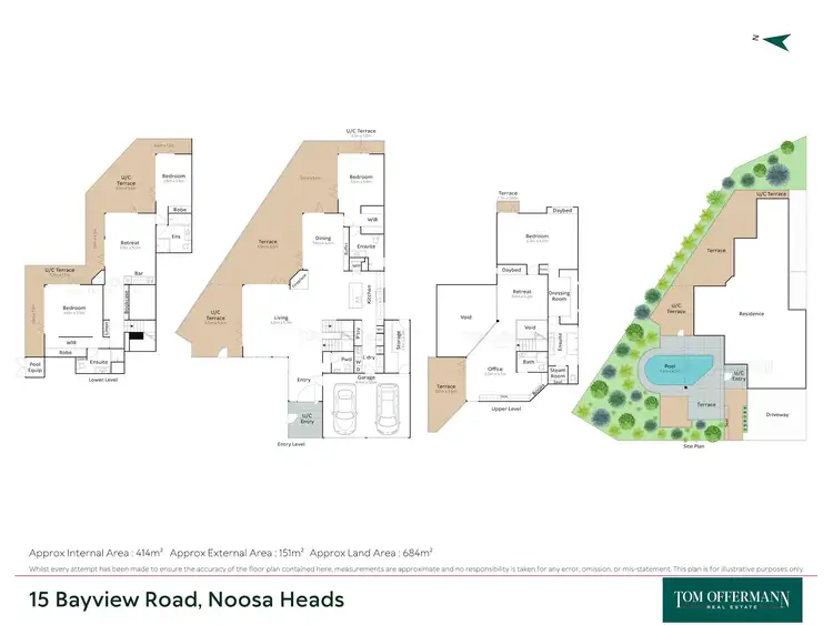 Floorplan of Homely house listing, 15 Bayview Road, Noosa Heads QLD 4567