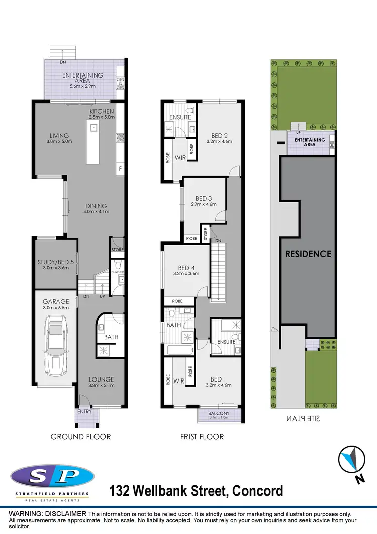 Floorplan of Homely house listing, 132 Wellbank Street, Concord NSW 2137