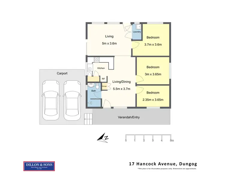 Floorplan of Homely house listing, 17 Hancock Avenue, Dungog NSW 2420