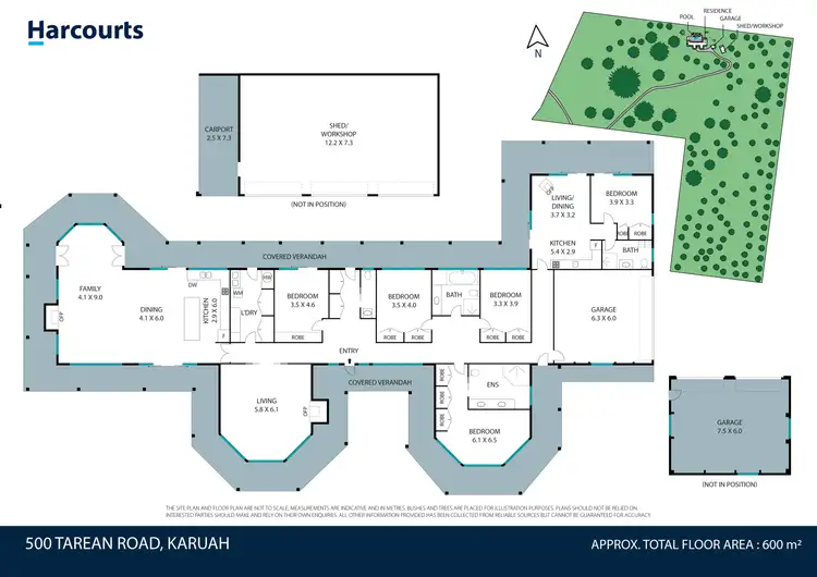 Floorplan of Homely rural property listing, 500 Tarean Road, Karuah NSW 2324