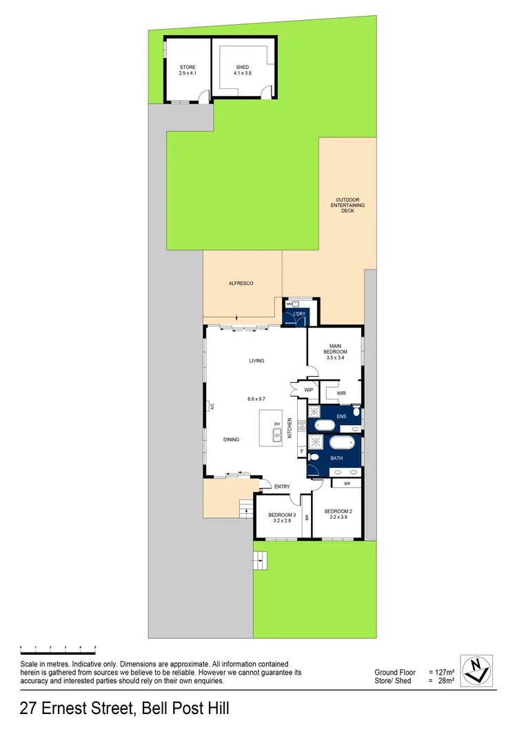 Floorplan of Homely house listing, 27 Ernest Street, Bell Post Hill VIC 3215