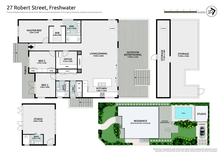 Floorplan of Homely house listing, 27 Robert Street, Freshwater NSW 2096