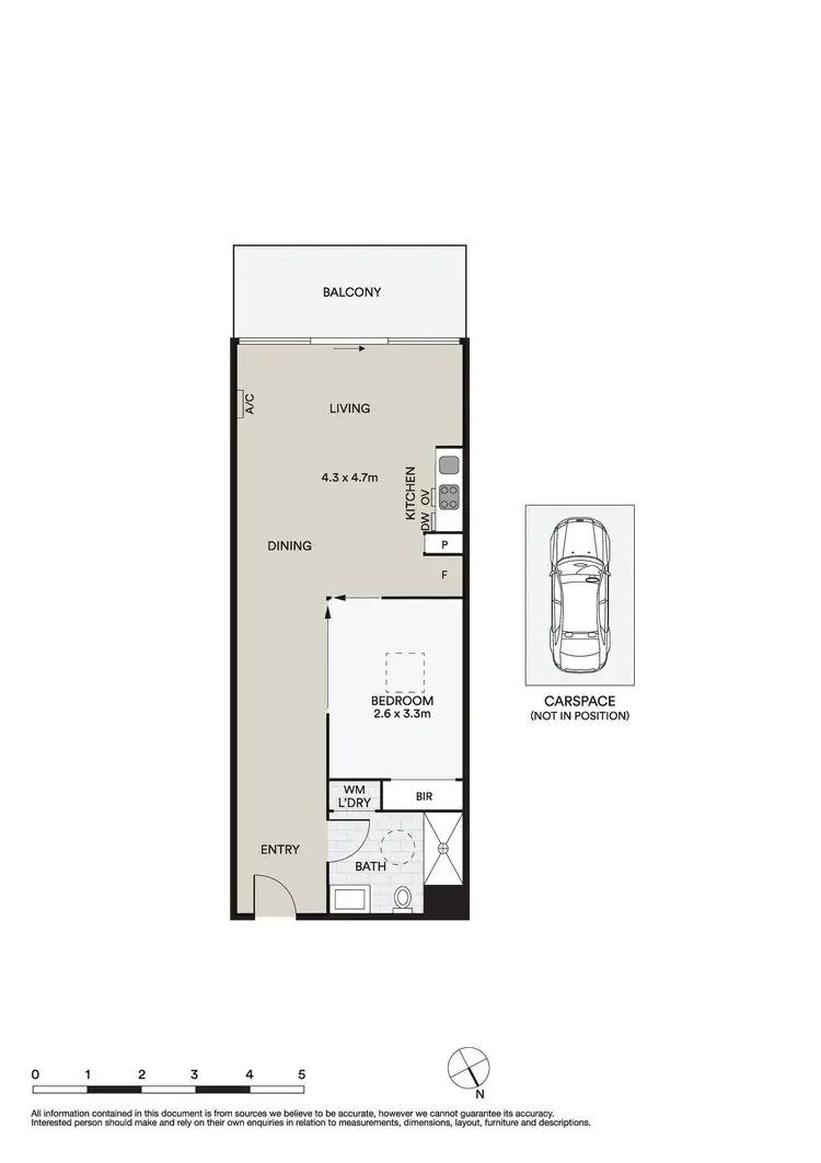 Floorplan of Homely apartment listing, 504/108 Queensberry Street, Carlton VIC 3053