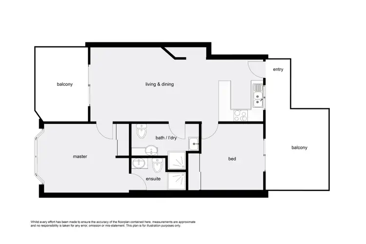 Floorplan of Homely unit listing, 1/50 Cairns Street, Cairns North QLD 4870