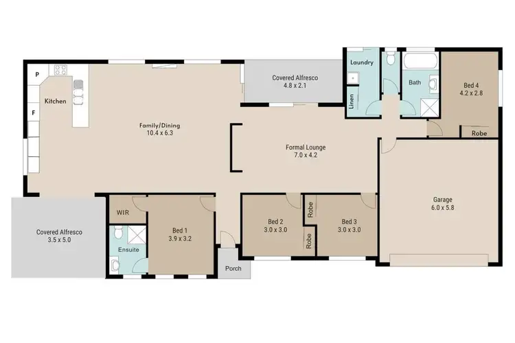Floorplan of Homely house listing, 6 Mindy Court, Shailer Park QLD 4128