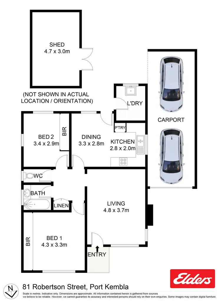 Floorplan of Homely house listing, 81 Robertson Street, Port Kembla NSW 2505