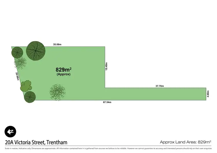 Floorplan of Homely land listing, 20A Victoria Street, Trentham VIC 3458