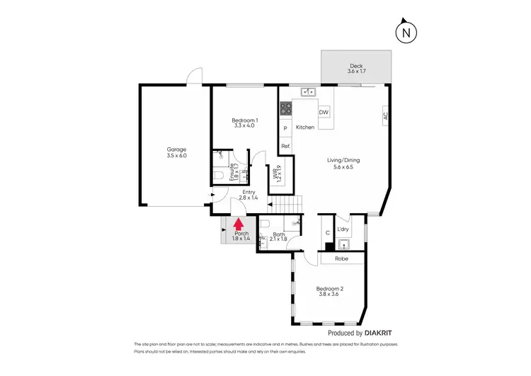 Floorplan of Homely unit listing, 3/14 Woodville Road, Mooroolbark VIC 3138