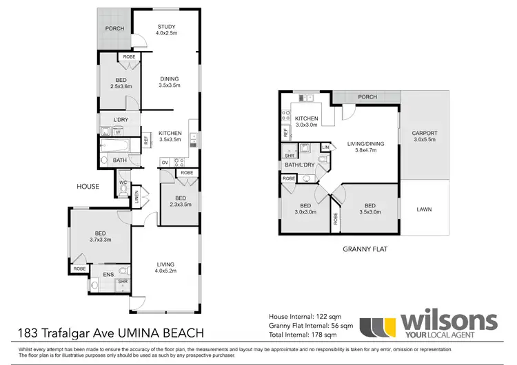 Floorplan of Homely house listing, 183 Trafalgar Avenue, Umina Beach NSW 2257