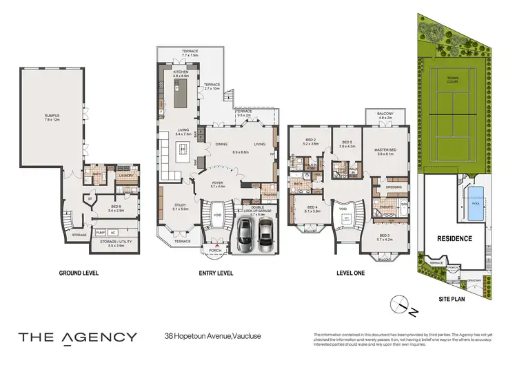 Floorplan of Homely house listing, 38 Hopetoun Avenue, Vaucluse NSW 2030
