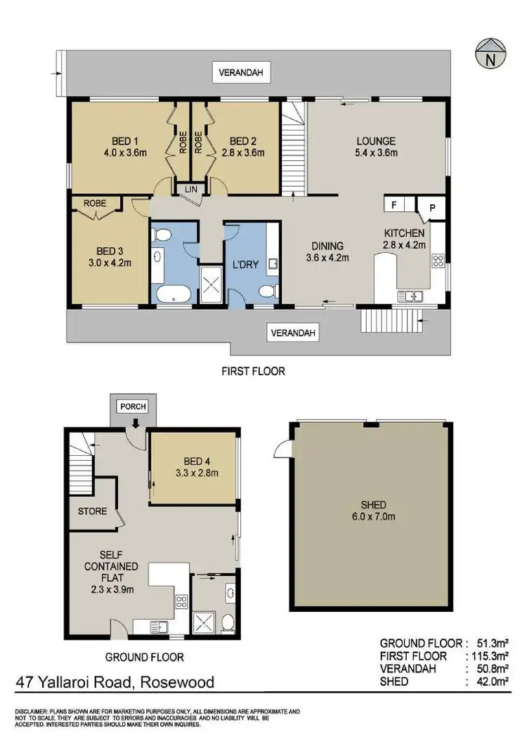 Floorplan of Homely rural property listing, 47 Yallaroi Road, Wauchope NSW 2446