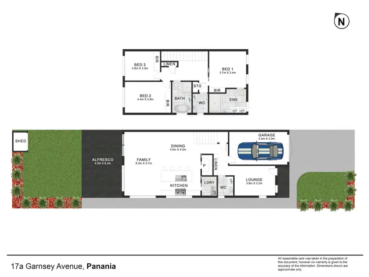 Floorplan of Homely house listing, 17A Garnsey Avenue, Panania NSW 2213