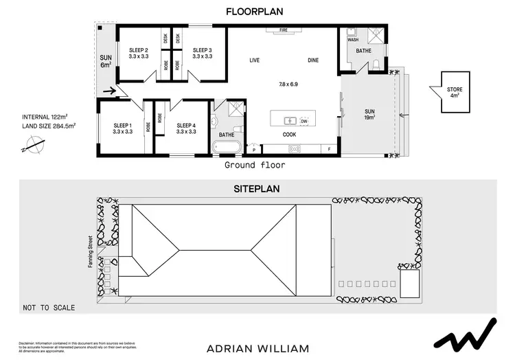 Floorplan of Homely house listing, 54 Fanning Street, Tempe NSW 2044