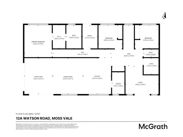 Floorplan of Homely house listing, 12A Watson Road, Moss Vale NSW 2577