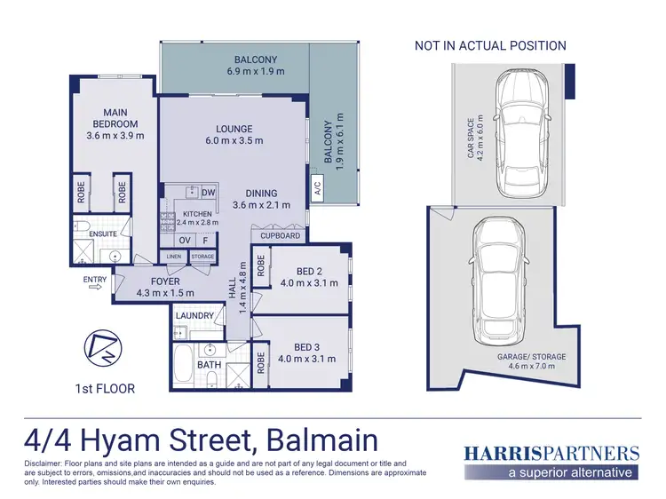Floorplan of Homely unit listing, 4/4 Hyam Street, Balmain NSW 2041