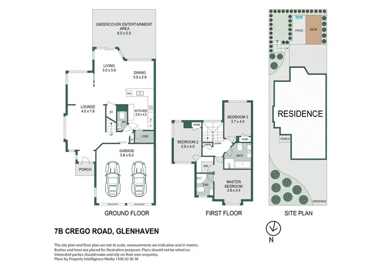 Floorplan of Homely semi-detached listing, 7B Crego Road, Glenhaven NSW 2156