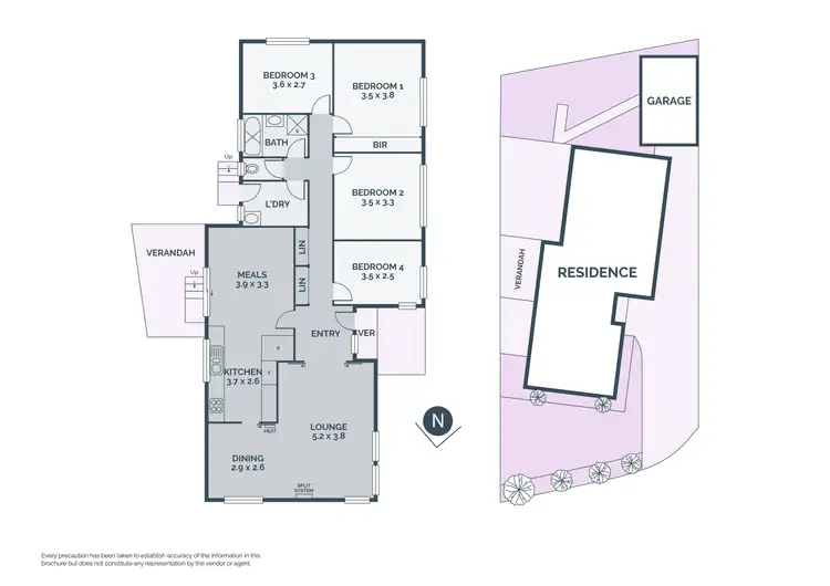 Floorplan of Homely house listing, 3 Dallas Drive, Lalor VIC 3075