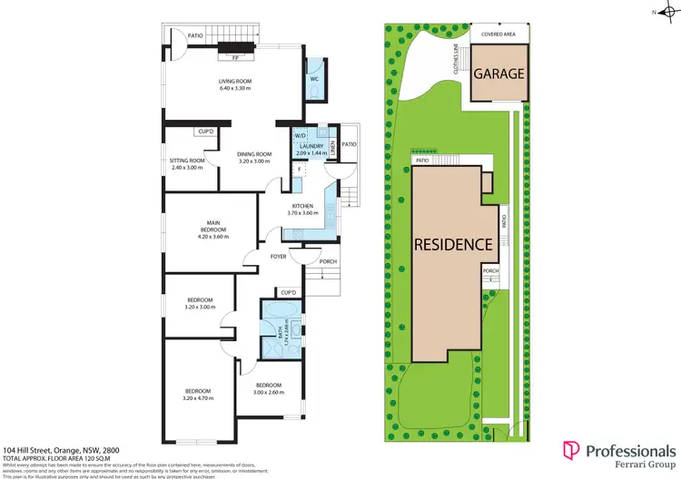 Floorplan of Homely house listing, 104 Hill Street, Orange NSW 2800