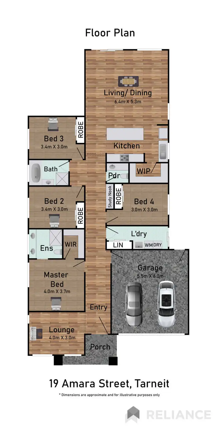 Floorplan of Homely house listing, 19 Amara Street, Tarneit VIC 3029